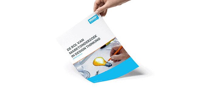 Illustratie bij blog over de rol van marktonderzoek in design thinking